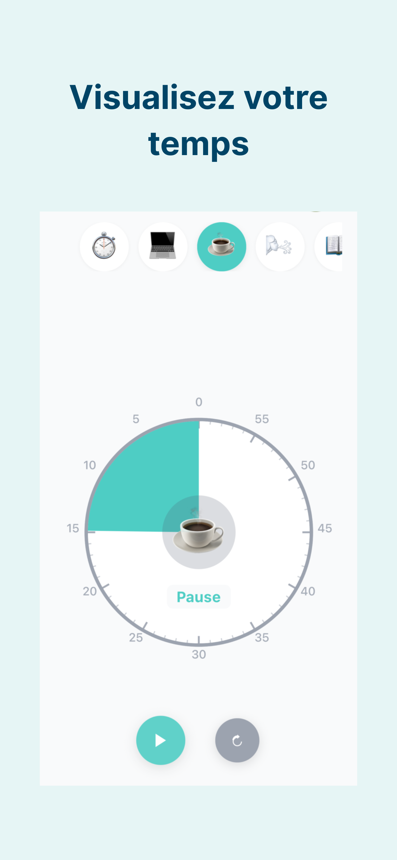 Visualisez votre temps